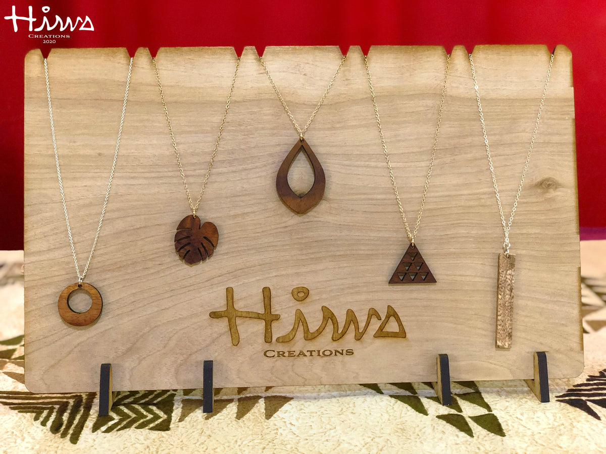 Hawaiian Koa Wood Necklaces and Pendants