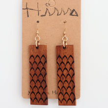Load image into Gallery viewer, 'Ahu 'ula Hawaiian Koa Wood - 14k Gold Filled/ Sterling Silver Earrings
