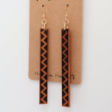 Load image into Gallery viewer, Lokahi Kāpala Hawaiian Koa Wood - 14k Gold Filled/ Sterling Silver Earrings