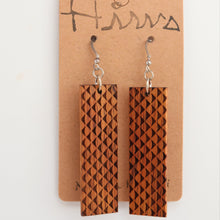 Load image into Gallery viewer, Mano Hawaiian Koa Wood - 14k Gold Filled/ Sterling Silver Earrings