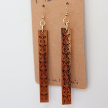 Load image into Gallery viewer, Pulelehua Hawaiian Koa Wood - 14k Gold Filled/ Sterling Silver Earrings