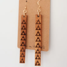 Load image into Gallery viewer, Mauna Hawaiian Koa Wood - 14k Gold Filled/ Sterling Silver Earrings