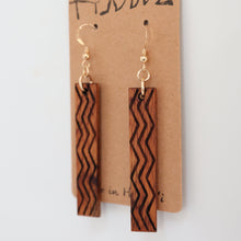 画像をギャラリービューアに読み込む, Wailele Hawaiian Koa Wood - 14k Gold Filled/ Sterling Silver Earrings