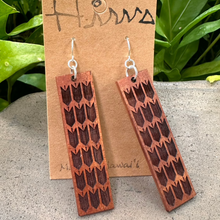 Load image into Gallery viewer, Lo'i Hawaiian Koa Wood - 14k Gold Filled/ Sterling Silver Earrings