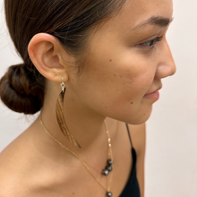 Load image into Gallery viewer, Koa Lau Hawaiian Koa Wood - 14k Gold Filled/ Sterling Silver Earrings