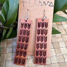 Load image into Gallery viewer, Lo'i Hawaiian Koa Wood - 14k Gold Filled/ Sterling Silver Earrings