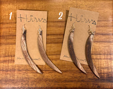 Load image into Gallery viewer, Koa Lau Hawaiian Koa Wood - 14k Gold Filled/ Sterling Silver Earrings