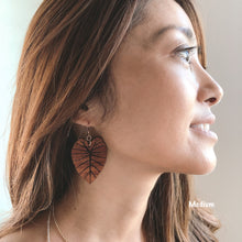 Load image into Gallery viewer, Kalo Hawaiian Koa Wood - 14k Gold Filled/ Sterling Silver Earrings