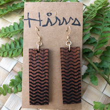 Load image into Gallery viewer, Kai Hawaiian Koa Wood - 14k Gold Filled/ Sterling Silver Earrings