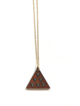 Load image into Gallery viewer, Mauna Kea Hawaiian Koa Wood w/ 14k Gold Filled Necklace