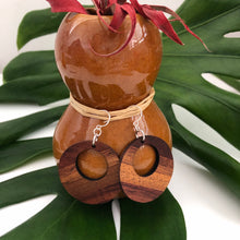 Load image into Gallery viewer, Hina Hawaiian Koa Wood - 14k Gold Filled/ Sterling Silver Earrings