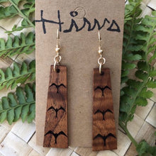 Load image into Gallery viewer, 'Iwa Hawaiian Koa Wood - 14k Gold Filled/ Sterling Silver Earrings