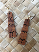 Load image into Gallery viewer, 'Iwa Hawaiian Koa Wood - 14k Gold Filled/ Sterling Silver Earrings