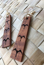Load image into Gallery viewer, 'Iwa Hawaiian Koa Wood - 14k Gold Filled/ Sterling Silver Earrings