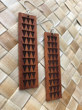 Load image into Gallery viewer, Koa Hawaiian Koa Wood - 14k Gold Filled/ Sterling Silver Earrings