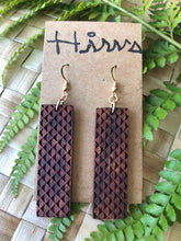 Load image into Gallery viewer, Mano Hawaiian Koa Wood - 14k Gold Filled/ Sterling Silver Earrings