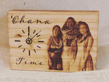Load image into Gallery viewer, Custom Laser Engraved Image Wood Clock