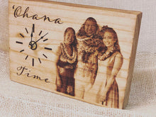 Load image into Gallery viewer, Custom Laser Engraved Image Wood Clock