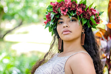 Load image into Gallery viewer, Koa Hawaiian Koa Wood - 14k Gold Filled/ Sterling Silver Earrings