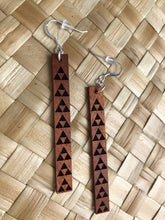 Load image into Gallery viewer, Mauna Hawaiian Koa Wood - 14k Gold Filled/ Sterling Silver Earrings