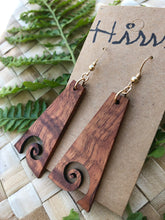 画像をギャラリービューアに読み込む, Nalu Hawaiian Koa Wood - 14k Gold Filled/ Sterling Silver Earrings