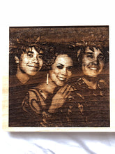Load image into Gallery viewer, Custom Laser Engraved Image Wood Block Print