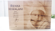 Load image into Gallery viewer, Custom Laser Engraved Image Wood Block Print