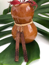 Load image into Gallery viewer, Hulu Half Hawaiian Koa Wood - 14k Gold Filled/ Sterling Silver Earrings