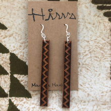 Load image into Gallery viewer, Lokahi Kāpala Hawaiian Koa Wood - 14k Gold Filled/ Sterling Silver Earrings