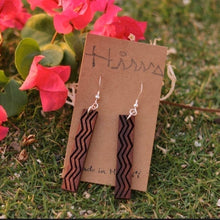画像をギャラリービューアに読み込む, Wailele Hawaiian Koa Wood - 14k Gold Filled/ Sterling Silver Earrings