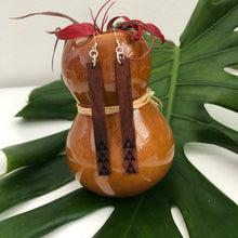 Load image into Gallery viewer, Mauna 'Ekolu Hawaiian Koa Wood - 14k Gold Filled/ Sterling Silver Earrings