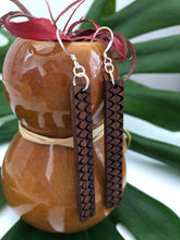 Load image into Gallery viewer, Hulu Hawaiian Koa Wood - 14k Gold Filled/ Sterling Silver Earrings