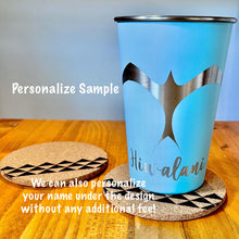 Load image into Gallery viewer, Custom Laser Engraved Stainless Steel Pint Cup 16oz