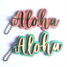 Load image into Gallery viewer, Aloha Keychain
