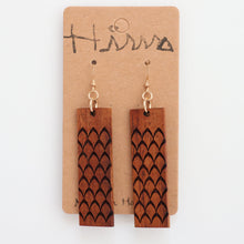Load image into Gallery viewer, &#39;Ahu &#39;ula Hawaiian Koa Wood - 14k Gold Filled/ Sterling Silver Earrings
