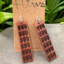 画像をギャラリービューアに読み込む, Lo&#39;i Hawaiian Koa Wood - 14k Gold Filled/ Sterling Silver Earrings
