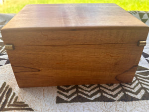 Koa Wood Hinged Keepsake Box #1