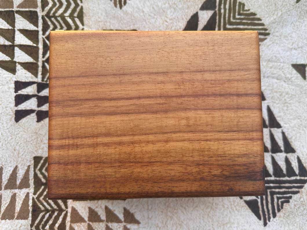 Koa Wood Hinged Keepsake Box #3