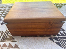 Load image into Gallery viewer, Koa Wood Hinged Keepsake Box #3
