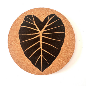 Kalo (Dark) Cork Coasters Set of 2