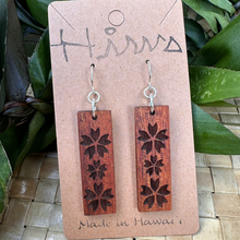 画像をギャラリービューアに読み込む, Sakura Hawaiian Koa Wood - 14k Gold Filled/ Sterling Silver Earrings
