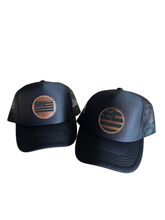Load image into Gallery viewer, Leather Patch Trucker Hat
