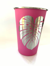 Load and play video in Gallery viewer, Monstera Laser Engraved Stainless Steel Pint Cup 16oz
