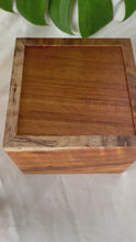 Load and play video in Gallery viewer, Koa Wood Hinged Box (L)
