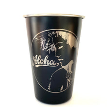 Load image into Gallery viewer, Aloha Laser Engraved Stainless Steel Pint Cup 16oz
