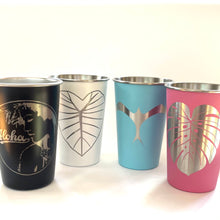Load image into Gallery viewer, Kalo (Dark) Laser Engraved Stainless Steel Pint Cup 16oz
