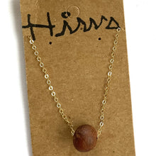 Load image into Gallery viewer, &#39;Ekahi Koa Wood Beads  w/ 14k Gold Filled Necklace
