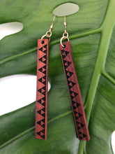 Load image into Gallery viewer, Mauna Kapa Hawaiian Koa Wood - 14k Gold Filled/ Sterling Silver Earrings
