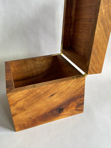 Koa Wood Hinged Box (L)